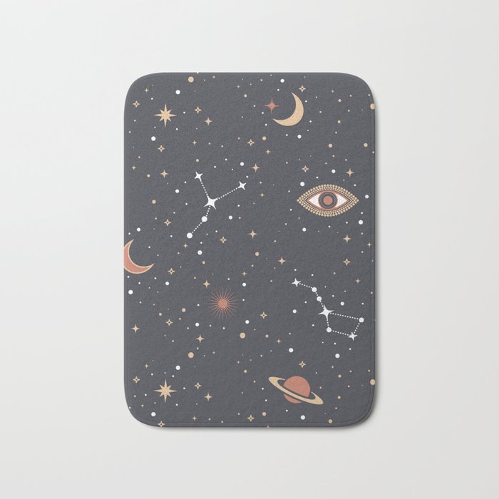Mystical Galaxy Bath Mat Gallery Image 1