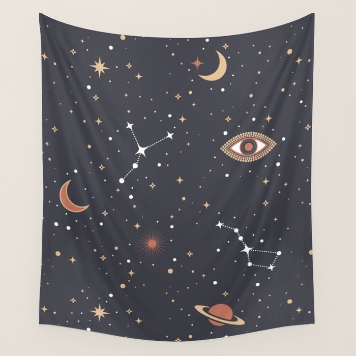 Mystical Galaxy Wall Tapestry Gallery Image 4