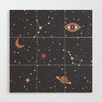 Mystical Galaxy Wood Wall Art Gallery Image 1