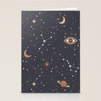 Mystical Galaxy Stationery Card Gallery Image 2