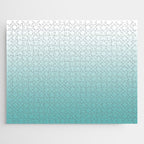Light Teal Gradient Jigsaw Puzzle Gallery Image 1