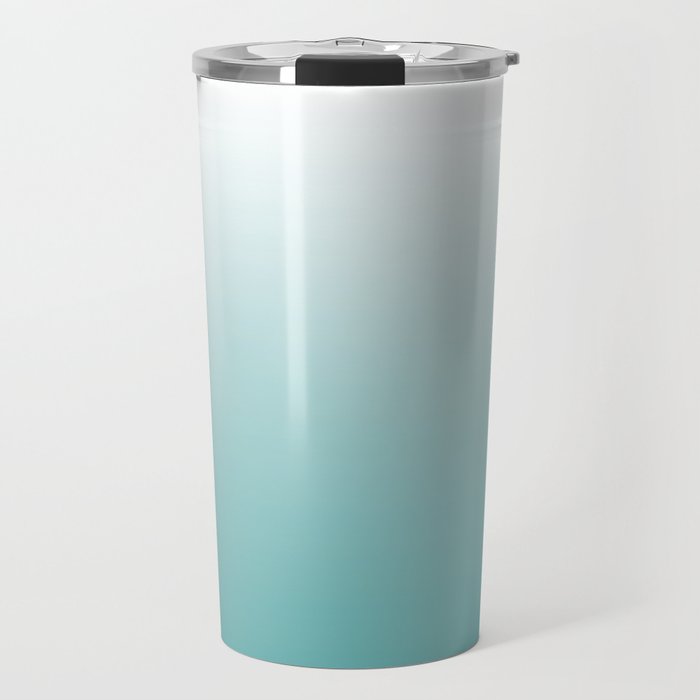 Light Teal Gradient Travel Mug Gallery Image 1