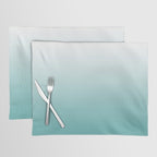 Light Teal Gradient Placemat Gallery Image 1