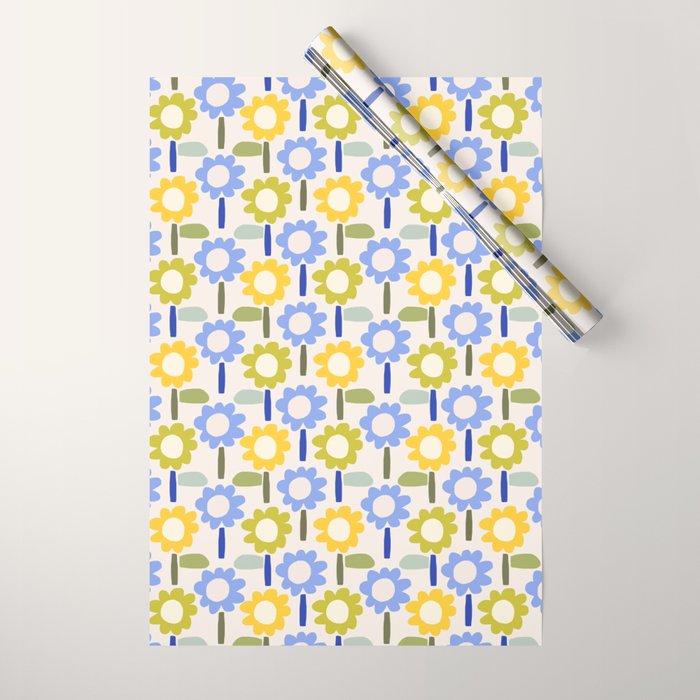 Lazy Daisy stitch - Spring Wrapping Paper Gallery Image 1