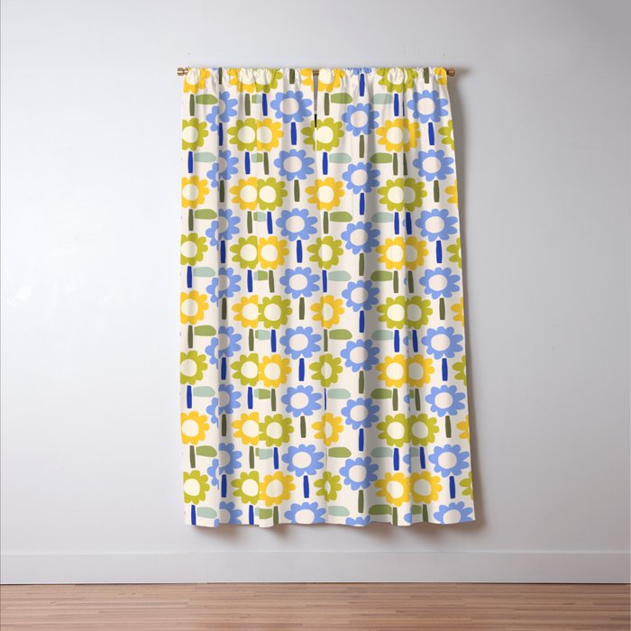 Lazy Daisy stitch - Spring Window Curtain Gallery Image 3