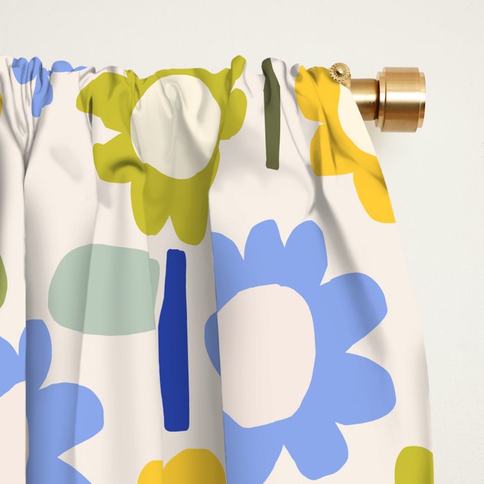 Lazy Daisy stitch - Spring Window Curtain Gallery Image 2