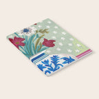 Still Life Vase with Wild Flowers Bouquet Bright colours Notebook Gallery Image 2