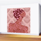 Flower Woman Wall Mural Gallery Image 2