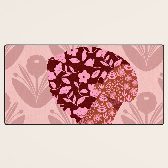 Flower Woman Desk Mat Gallery Image 3