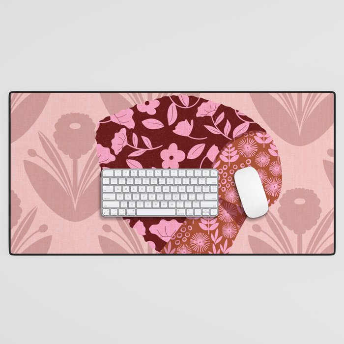 Flower Woman Desk Mat Gallery Image 1