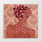 Flower Woman Wood Wall Art Gallery Image 1