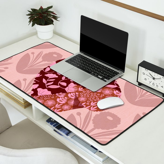 Flower Woman Desk Mat Gallery Image 2