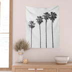 Four Palm Trees Wall Tapestry Gallery Image 2