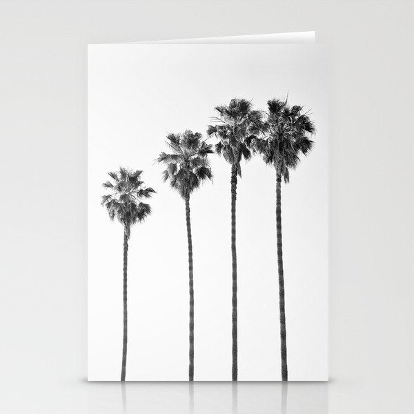 Four Palm Trees Stationery Card Gallery Image 2