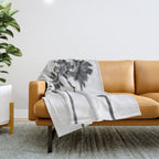 Four Palm Trees Throw Blanket Gallery Image 1