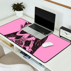 Black and Pink Baphomet Desk Mat Gallery Image 2
