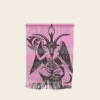 Black and Pink Baphomet Wall Hanging Gallery Image 1