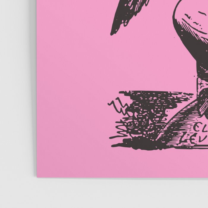 Black and Pink Baphomet Poster Gallery Image 3