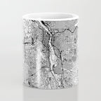 Portland White Map Coffee Mug Gallery Image 4