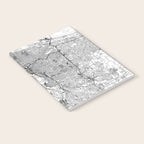 Portland White Map Notebook Gallery Image 2