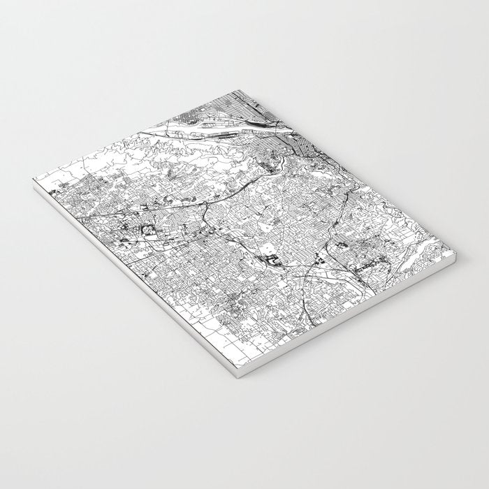 Portland White Map Notebook Gallery Image 3