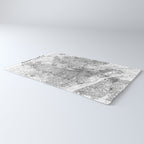 Portland White Map Rug Gallery Image 3
