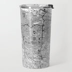 Portland White Map Travel Mug Gallery Image 2