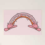 Howdy Cowgirl Welcome Mat Gallery Image 1