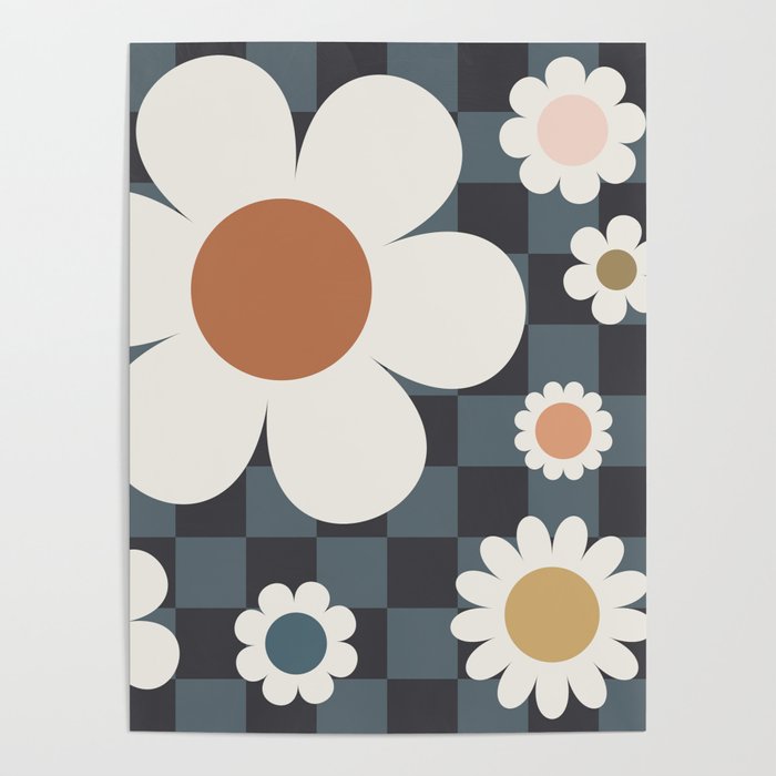 Daisy Checkerboard Poster Gallery Image 1