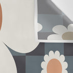 Daisy Checkerboard Wall Tapestry Gallery Image 3