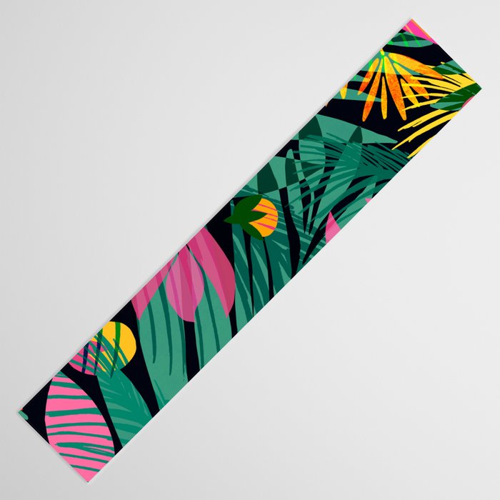 Wild Tropics Colorful Abstract Pattern Table Runner Gallery Image 3