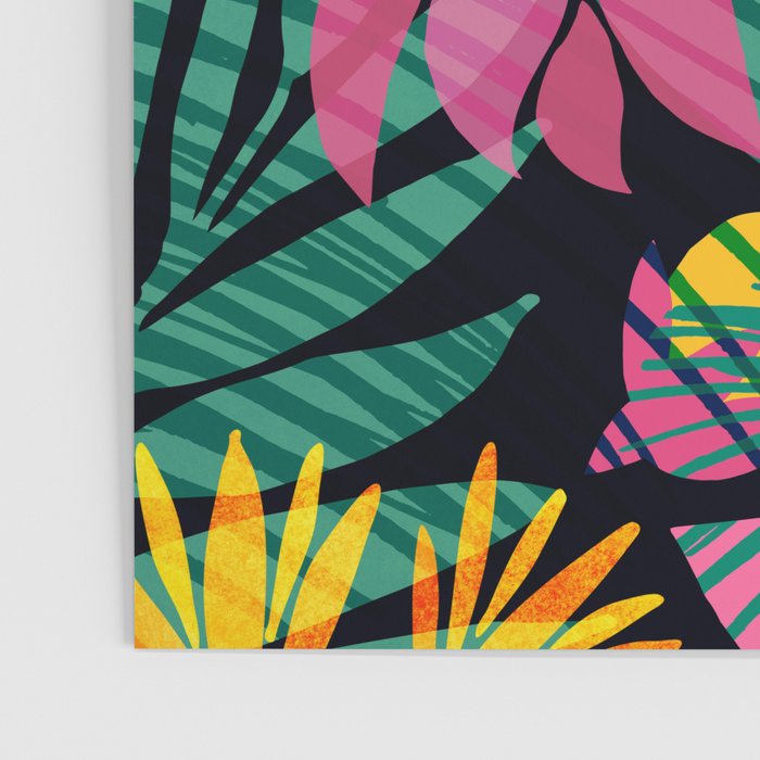 Wild Tropics Colorful Abstract Pattern Poster Gallery Image 3