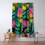 Wild Tropics Colorful Abstract Pattern Window Curtain Gallery Image 5