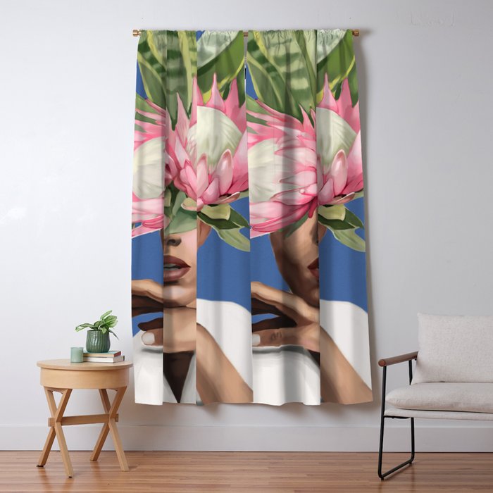 Floral Elegance 2 Window Curtain Gallery Image 5
