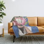Floral Elegance 2 Throw Blanket Gallery Image 1
