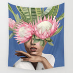 Floral Elegance 2 Wall Tapestry Gallery Image 4