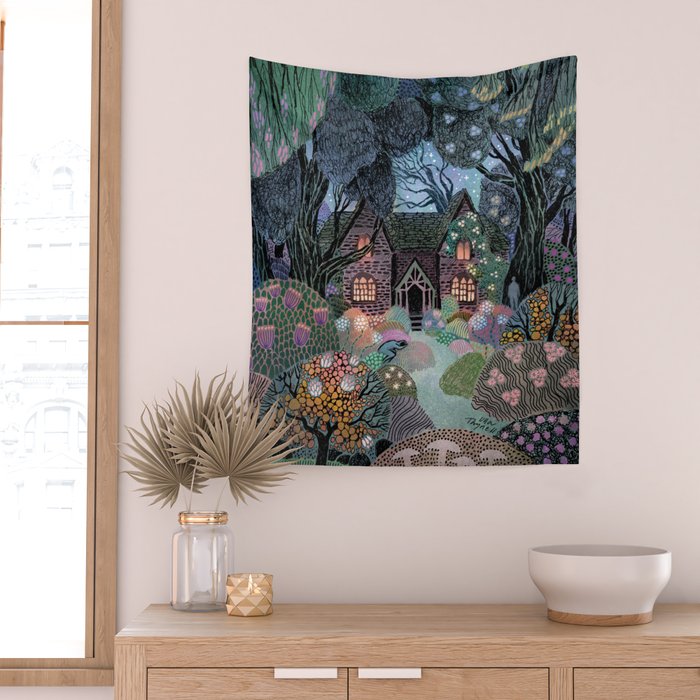 The Night Garden Wall Tapestry Gallery Image 2