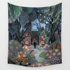 The Night Garden Wall Tapestry Gallery Image 4