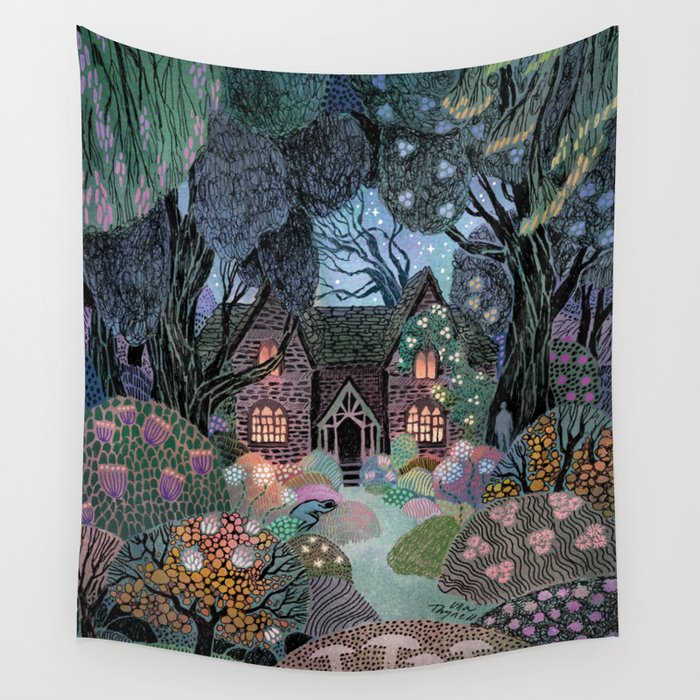The Night Garden Wall Tapestry Gallery Image 4