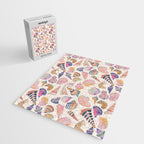 Colorful Sea Shells Spiritual Feminine Seashore Animal Print Jigsaw Puzzle Gallery Image 2