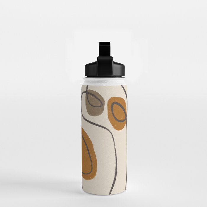 Modern Abstract Shapes #10 Water Bottle Gallery Image 2