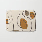 Modern Abstract Shapes #10 Bath Mat Gallery Image 1