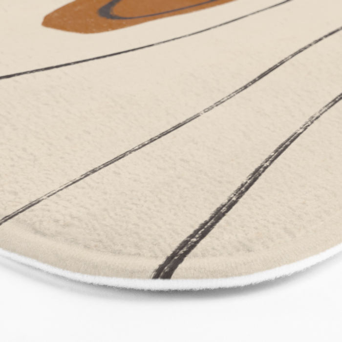 Modern Abstract Shapes #10 Bath Mat Gallery Image 3
