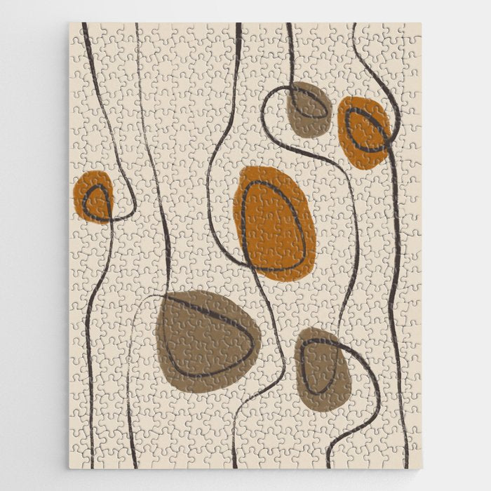 Modern Abstract Shapes #10 Jigsaw Puzzle Gallery Image 1