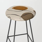 Modern Abstract Shapes #10 Stool Gallery Image 2