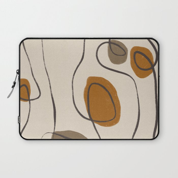 Modern Abstract Shapes #10 Laptop Sleeve Gallery Image 1