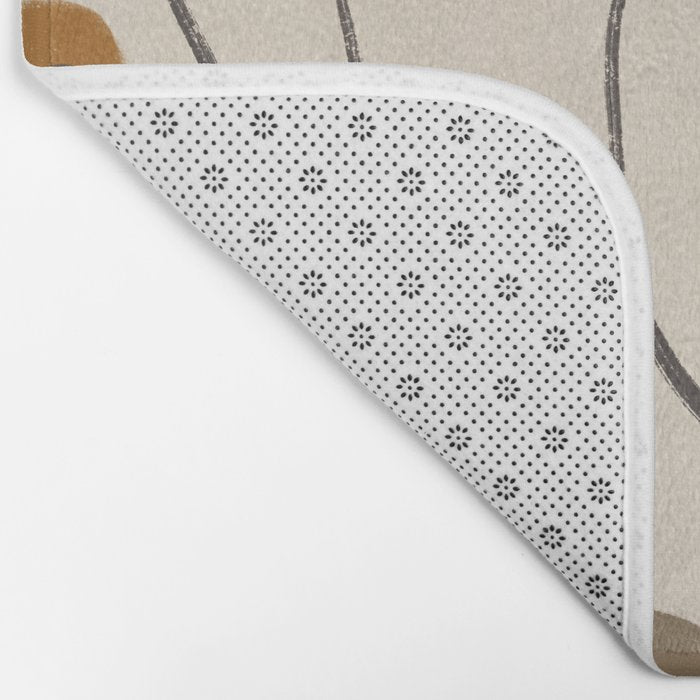 Modern Abstract Shapes #10 Bath Mat Gallery Image 2