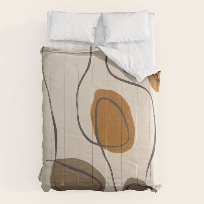 Modern Abstract Shapes #10 Comforter Gallery Image 1