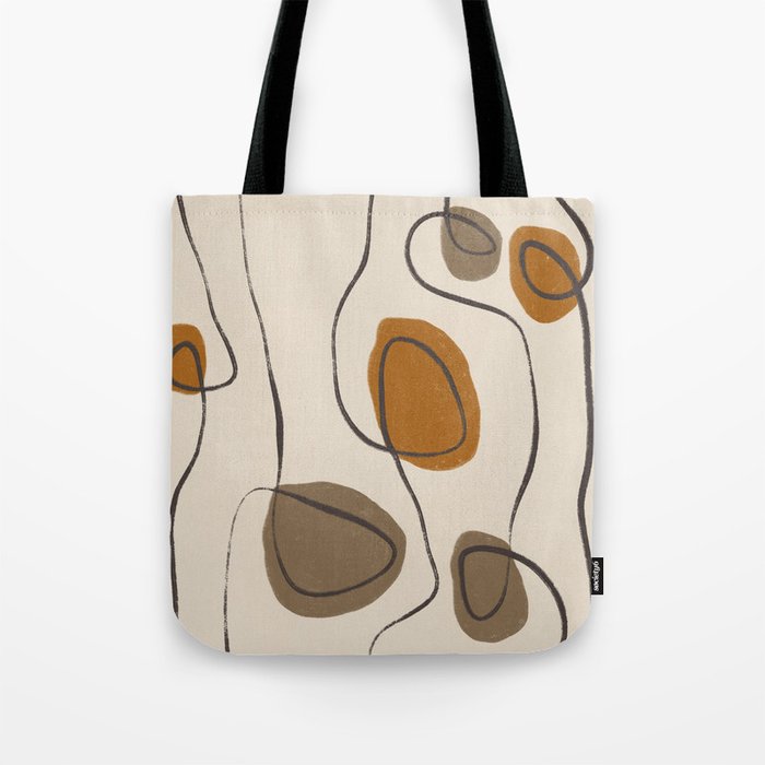 Modern Abstract Shapes #10 Tote Bag Gallery Image 1