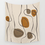 Modern Abstract Shapes #10 Wall Tapestry Gallery Image 4
